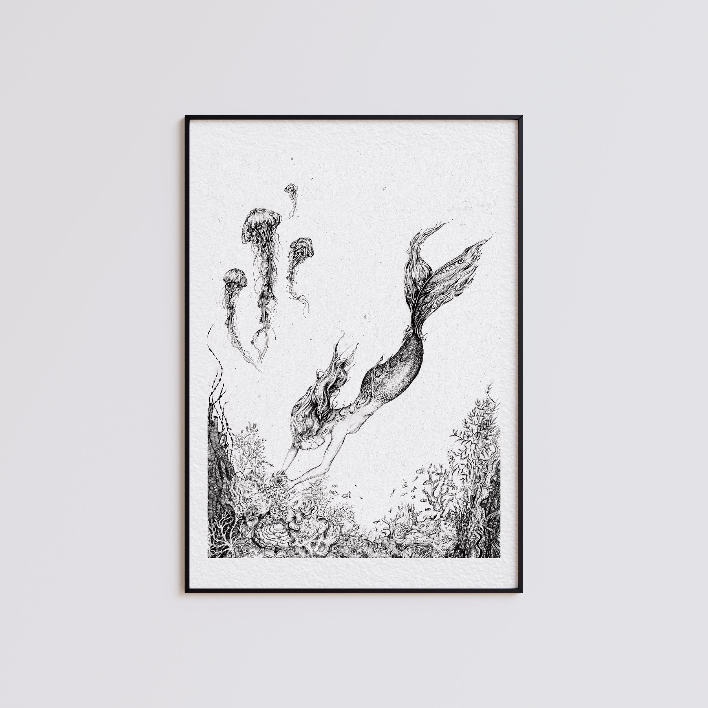 The Mermaid Fine Art Print
